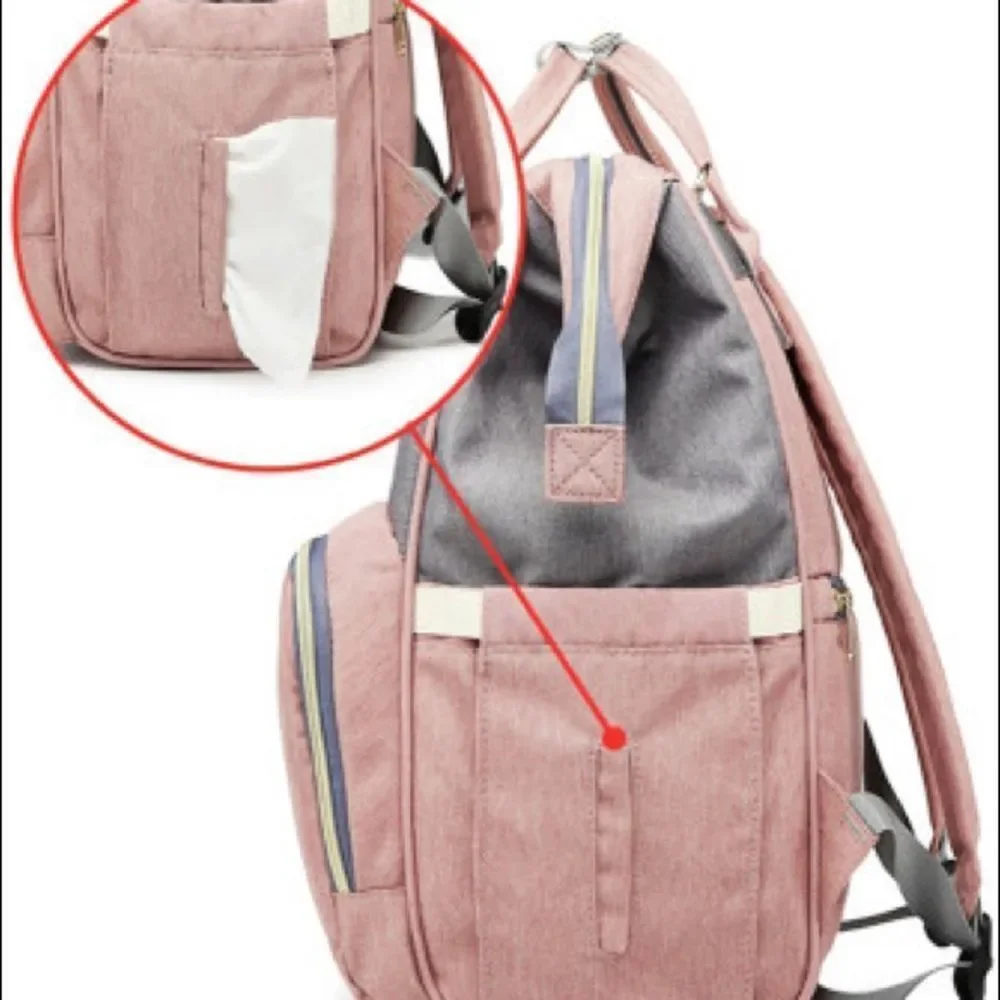 Trendy Mama Multipurpose Baby Diaper Bag Backpack Lots of Pockets 💗